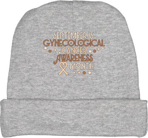 inktastic September is Gynecological Cancer Awareness Month Baby Beanie Hat in Saudi Arabia