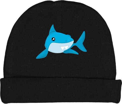 inktastic Cute Shark, Little, Blue Shark, Sea Animal Baby Beanie Hat in Saudi Arabia