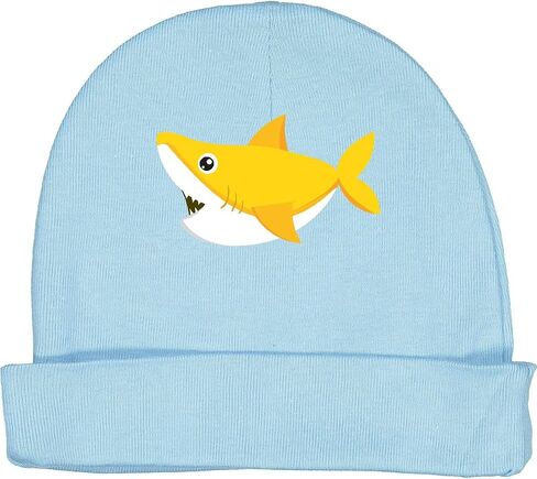 inktastic Cute Shark, Little, Yellow Shark, Sea Animal Baby Beanie Hat in Saudi Arabia