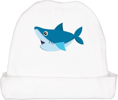 inktastic Cute Shark, Little, Blue Shark, Sea Animal Baby Beanie Hat in Saudi Arabia