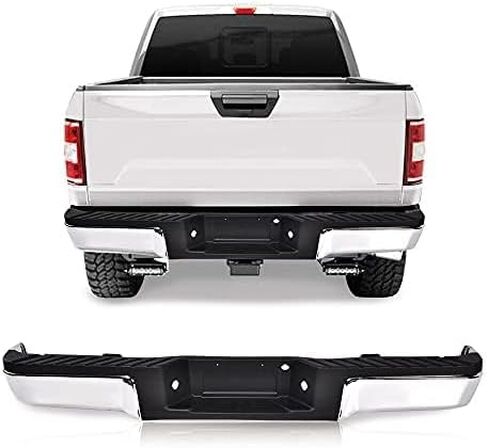 G-plus الأمامي المصد الأمامي أقل من الفئران المتوافقة مع 2009-2014 FORD F150 4WD ، مصد فالانس الأمامي السفلي مع فتحات ضوء الضباب FO1095228C 9L3Z17626B in Saudi Arabia