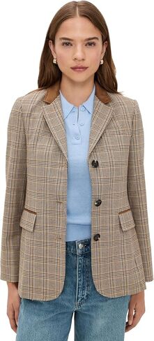 rag & bone Women's Evia Plaid Blazer in Kuwait
