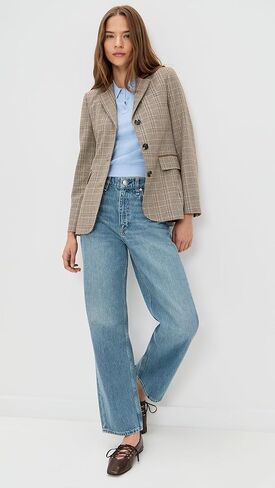 rag & bone Women's Evia Plaid Blazer in Kuwait