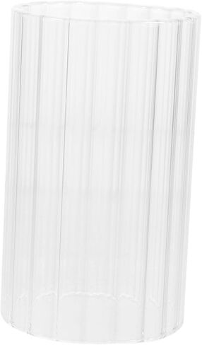 Glass Shades for Candle Holder Tapered Candle Hurricane Sleeve Tall Tea Light Candles Taper Candle Clear Glass Candle Covers Household Candle Shades Clear Candle Tube Shades in Saudi Arabia