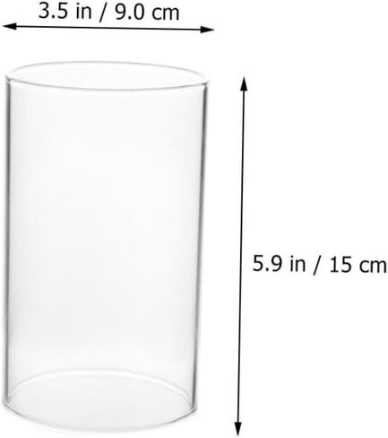2pcs Glass Candle Shades Windproof Candle Cover for Home Decor Holders for Romantic Atmosphere and Party Decorations in Saudi Arabia