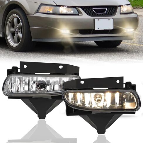 Led Fog Lights Compatible With 1999-2004 Ford F250 F350 Super Duty, 2001-2004 Excursion Front Driving Fog Lamps Assembly Clear Lens, DOT Certified - 1 Pair in Saudi Arabia