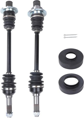 2PCS Rear Left and Right CV Axles Drive Shaft Replacement for 5UG-F531H-21-00 5UG-F53B0-21-00 Replacement for Yamaha Rhino 450 660 700 2004-2009 in Saudi Arabia