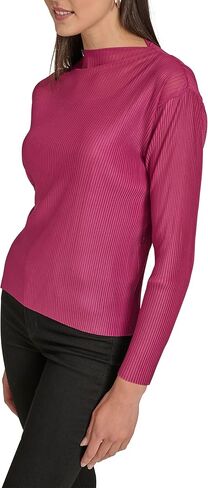 Calvin Klein Women's Long Sleeve Mock Neck Top in Saudi Arabia