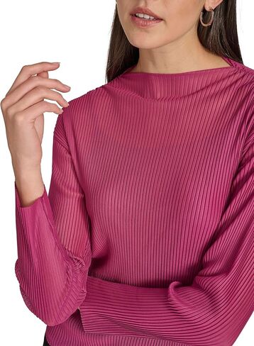 Calvin Klein Women's Long Sleeve Mock Neck Top in Saudi Arabia