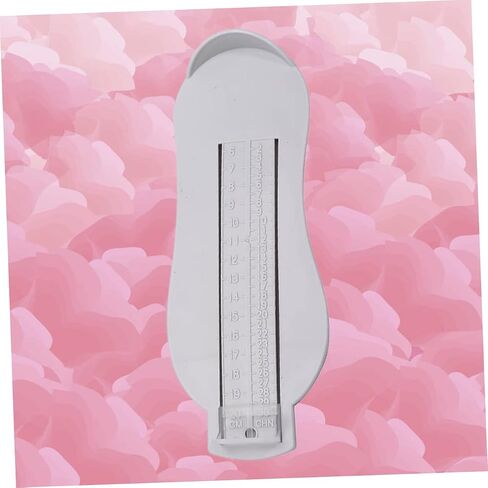 Foot Measuring Device Accurate Foot Gauge for Shoe Measurement White Tool for Sizing Shoes Before in Saudi Arabia