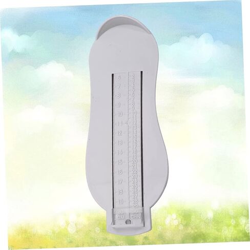 Foot Measuring Device Accurate Foot Gauge for Shoe Measurement White Tool for Sizing Shoes Before in Saudi Arabia
