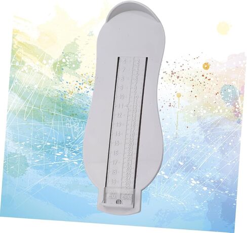Foot Measuring Device Accurate Foot Gauge for Shoe Measurement White Tool for Sizing Shoes Before in Saudi Arabia