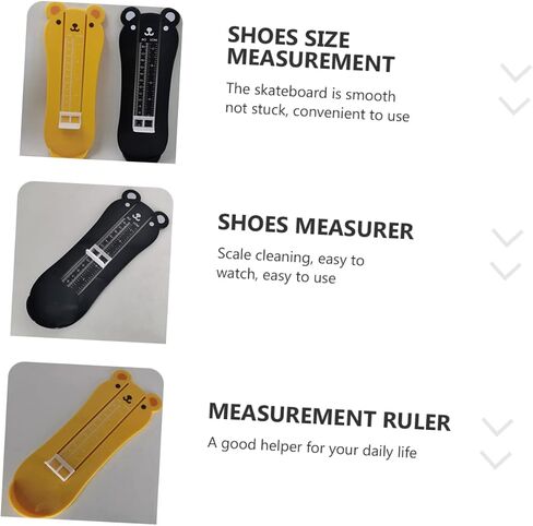Children's Bear-Shaped Foot Measurement Device 2pcs Foot Size Measurer Ruler Size Chart Accurate Shoe Measuring Tool for Boys and Girls Inches and Centimeters in Saudi Arabia