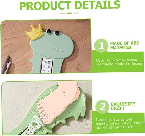 2pcs Boys and Girls Foot Gauge Shoe Measurement Device Boys and Girls Shoes Sizer Tool Easy to Use Foot Measurer for Online Shopping in Saudi Arabia