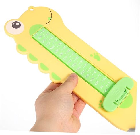 Homoyoyo Boy Girl Shoe Sizer Feet Measuring Device Accurate Foot Measuring Ruler for Boy Girl Durable Tool for Easy Shoe Measurement at Home in Saudi Arabia