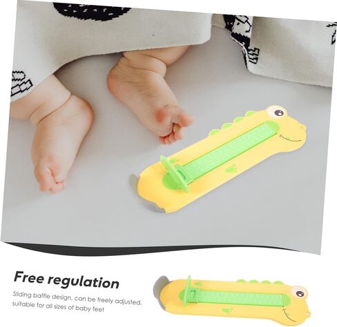 Homoyoyo Boy Girl Shoe Sizer Feet Measuring Device Accurate Foot Measuring Ruler for Boy Girl Durable Tool for Easy Shoe Measurement at Home in Saudi Arabia