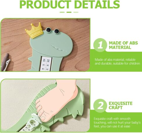 2pcs Boys and Girls Foot Measurement Devices Shoes Measurer Boy Girl Foot Measure Tool in Saudi Arabia