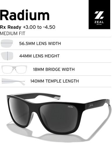 Zeal Optics Radium | Plant-Based Polarized Sunglasses for Men & Women in Kuwait