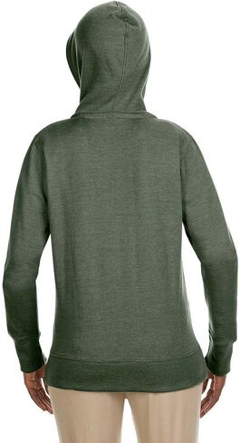 EC4580 سيدات 7 أوقية. عضوي/معاد تدويره هود الصوف الكامل زيب in Kuwait