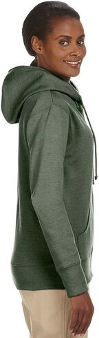 EC4580 سيدات 7 أوقية. عضوي/معاد تدويره هود الصوف الكامل زيب in Kuwait