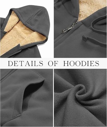 zip up hoodie women fleece sherpa مبطن سترة خريف شتاء معطف الملابس العصرية غير الرسمية in Kuwait