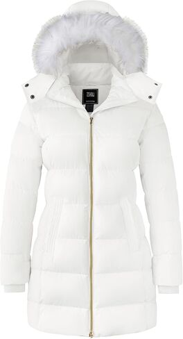 Zshow Winter Winter Coat Warm Quilted Equilted-Fength Stack in Kuwait