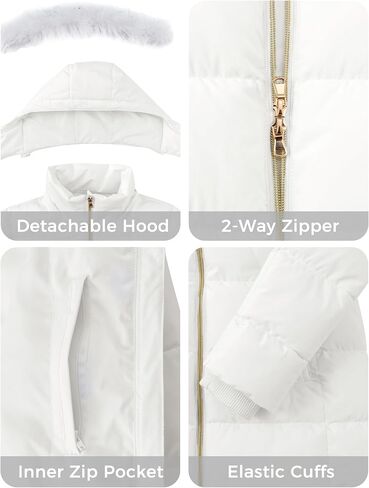 Zshow Winter Winter Coat Warm Quilted Equilted-Fength Stack in Kuwait