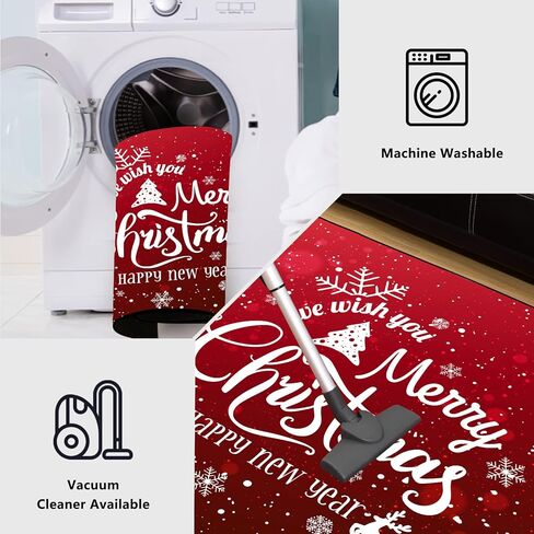 سجادة منطقة عيد ميلاد مجيد ، 3 '× 5' ممسحة ثلج الثلج الشتوية لغرفة نوم غرفة المعيش in Kuwait