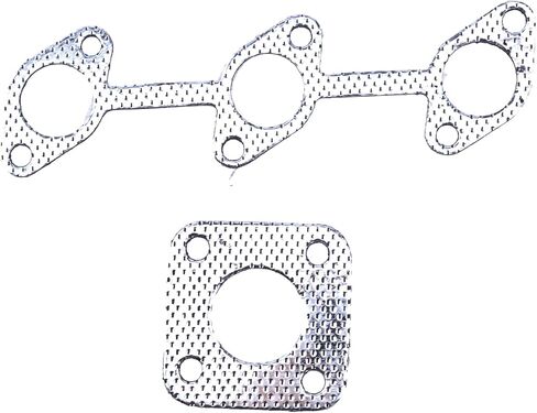 طوقا كاتم الصوت لأعلى/أسفل العادم 16261-12350 15263-12370 متوافق مع Kubota D905 D1005 D1105 D1105T D1305 محرك in Kuwait