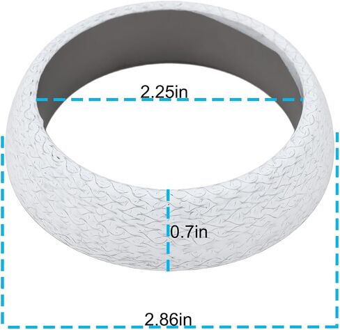Car Exhaust Mufflers Gasket 2.25 x 2.86 for Exhaust Pipes with 2.25-inch Bore Diameters in Saudi Arabia
