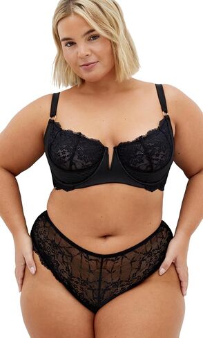 City Chic Women’s Plus Banty - Viva ouvert Cheeky in Saudi Arabia