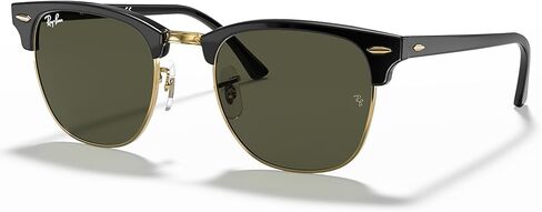 Ray-Ban RB3016 Clubmaster Classic Square على شكل نظارات شمسية للرجال والنساء مع مجموعة نظارات Rayban الرسمية in Saudi Arabia
