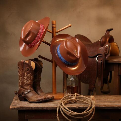 Xtinmee 24 Pcs Cowboy Hats Bulk Adult Cowboy Hats Party Western Hat Costume Accessories Western Rodeo Party Supplies in Saudi Arabia