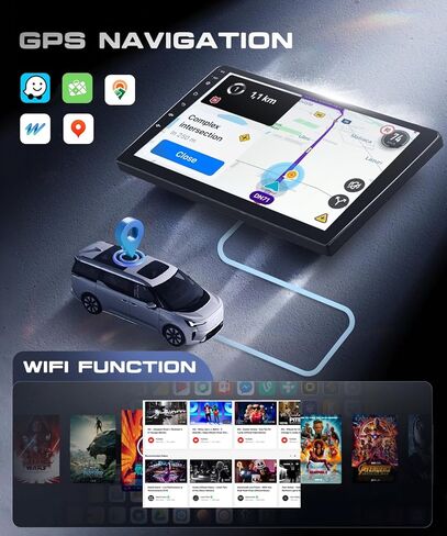 8 CORE 4G+64G for Toyota HILUX 2005-2014 Car Radio, Wireless Carplay Android Auto Android 13 9 Inch IPS Touch Screen Car Stereo, Bluetooth, GPS Navi, WiFi, SWC, DSP Audio+HD Backup Camera in Kuwait