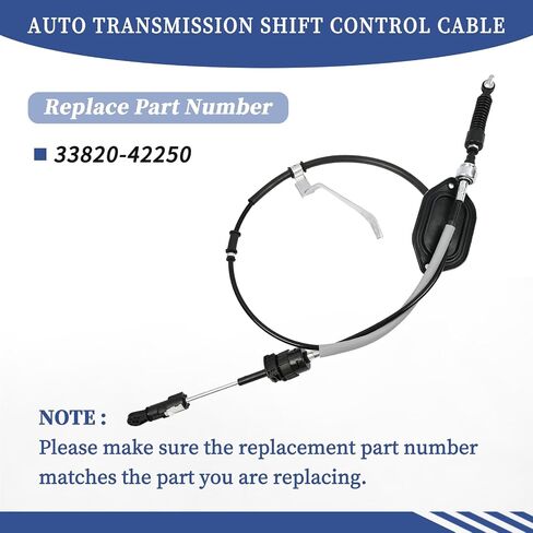 كبل التحكم في نقل النقل التلقائي متوافق مع تويوتا RAV4 2006 2007 2008 2008 2010 2011 2012 ، استبدال كابل الانحراف ، استبدل 33820-42250 in Saudi Arabia