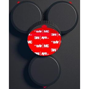 Airtag Holder 4 Pack, Air Tag Holders with 3m Adhesive Sticker, Ultra-Durable | Hidden Airtag Cases Cover for Apple Tracker Luggage Bike Wallet TV Remote Drone Camera Car in Kuwait