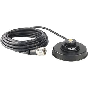 Tram 1235 3 1/4" Magnet with NMO Mounting, 17ft Cable with PL-259
