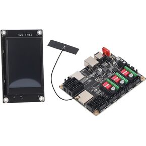 3D Printer Control Board MKS DLC32 V2.1 32 Bit Control Board with WiFi 2.4 Inch TS24 R V2.1 Touch Screen Laser Engraving Machine Main Board