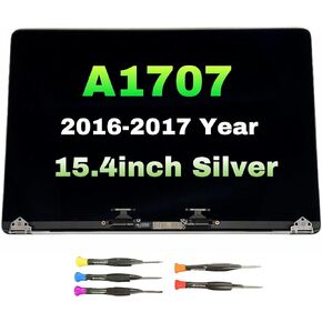 Space Gray Silver 2016-2017 Year for MacBook Pro A1707 LCD Screen Display Assembly for MacBook Pro Retina 15" A1707 EMC 3072 3162 (Silver)