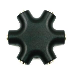 Eurorack Patch Cable Splitter - Passive Mult - Mono TS 3.5mm 1/8" (Black) (Black)