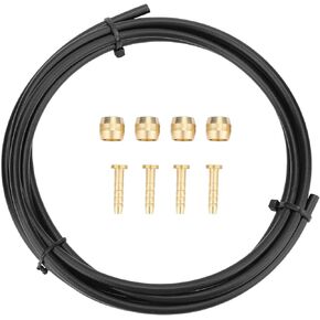 2500mm Hydraulic Disc Brake Hose Kit, Brake Oil Hose Replace for BH59 2.7yd Nylon PBT Tear Resistant Widely Used Bike Hydraulic Disc Brake Hose for Mountain Bike