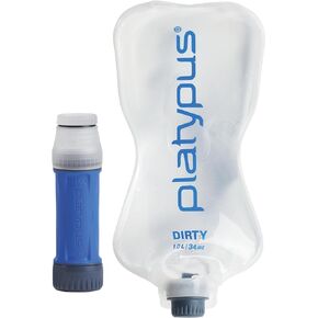 Platypus Quickdraw Ultralight 1 Liter Backpacking Water Filter System