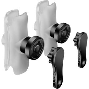 iMESTOU Anti-Theft Lock Security Knob and Key Knob Fit for RAM Double Socket Mounts or Other Motorcycle/Bike 1" Ball Stem Phone Holder