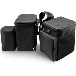 أكياس سرج تبريد كبيرة معزولة مانعة للتسرب من بلوموك للخيول مع حامل زجاجة مياه، 2 * 640 بوصة مكعبة ذات سعة كبيرة، حقائب سرج لركوب الخيل، أكياس قرن سرج للسرج الغربي والإنجليزي in Kuwait