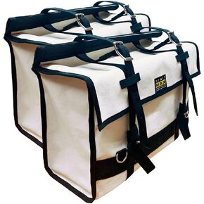 Canvas Pack Panniers; Pack Panniers for Horse & Mule Packing; 24oz Canvas Pack Panniers for Sawbuck or Decker Pack Saddles; Sawbuck & Decker Saddle Panniers