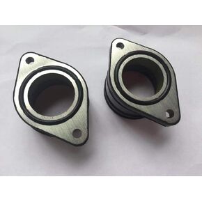 Carburetor Intake Manifold Boot Holder Compatible for Honda CB400 CM400A CM400C CM400E CM400T Hawk 400 Replace#16211-413-000 (2Pcs)