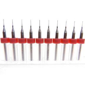 10 Pack .25mm CNC Jewelry Japanese Micro Drill Bits Toy Making Model Cars Trains Trucks Installation Woodworking Crafts Circuit Boards Made in Japan