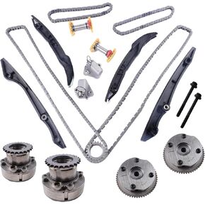 Timing Chain Kit with 4 VVT Cam Phaser Fit for Ford Lincoln Taurus Transit Explorer F-150 3.3L/3.5L/3.7L in Saudi Arabia