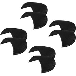 PATIKIL 4 Pairs Shoulder Pads, Costume Shoulder Pads Large Breathable Sponge Pads Thick Covered Set-in for Women Clothing Men Blazer Suit Coat Sewing, White