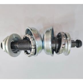 2" Cup Bike Conversion Bottom Bracket Set, Bicycle Bottom Cup Ball Bearing Kit and 128mm Axle